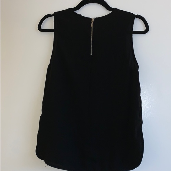 black tank blouse / size small - Picture 3 of 4